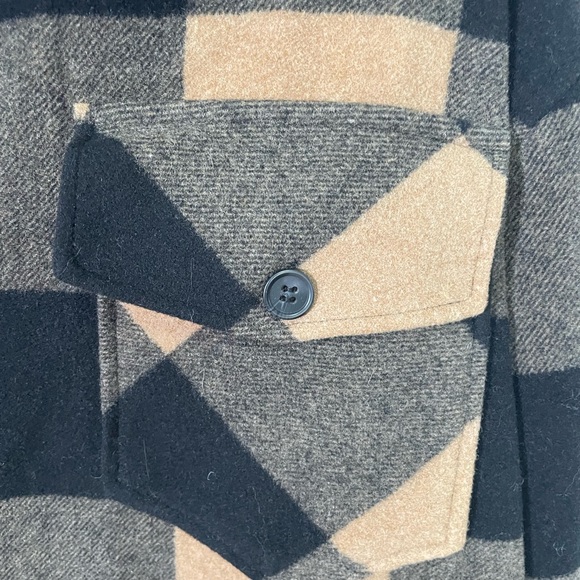 NWOT. Woolx Plaid Wool Blend Jacket in new condition. Size L - Picture 4 of 9